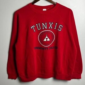 Vintage Tunxis Community College Crewneck